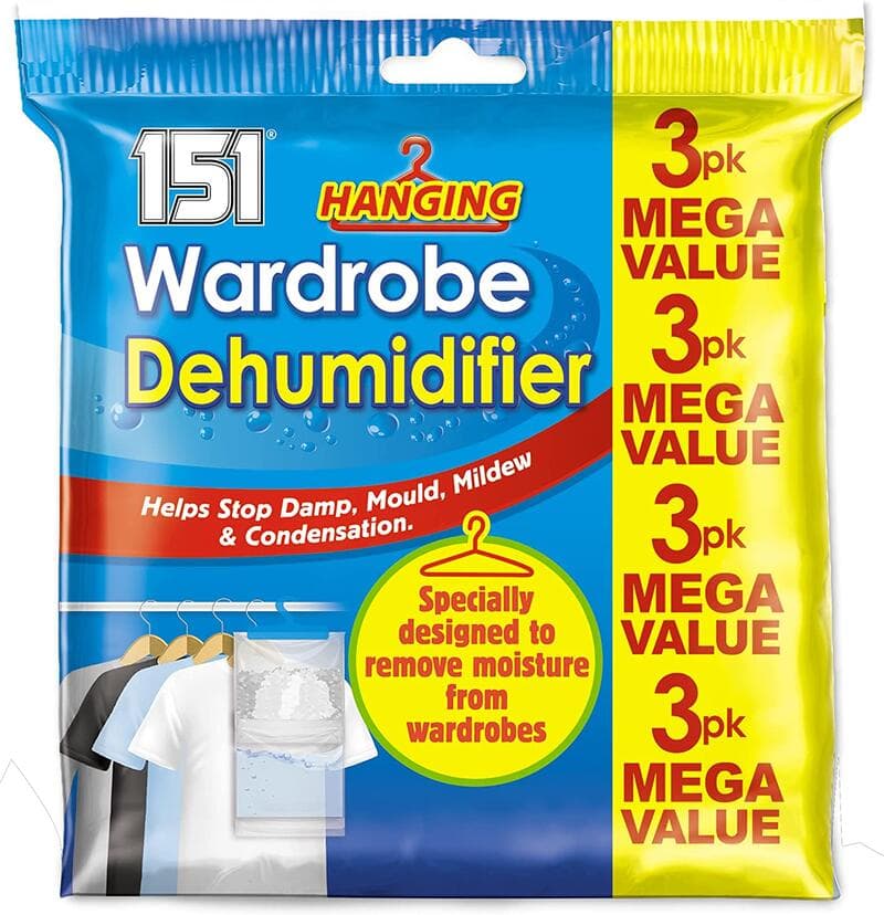 151 Duzzit Hanging Dehumidifier 3x180gr (1124)