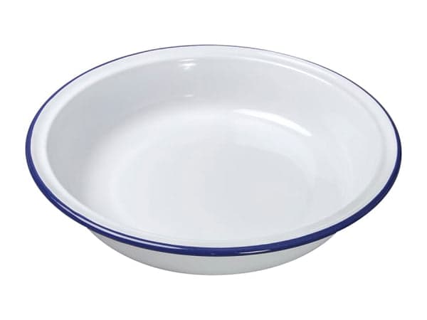 Falcon Enamel 24cm Round Pie Dish White