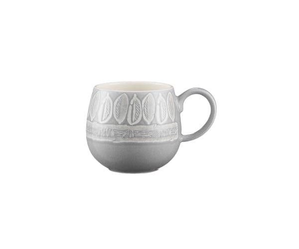 Rayware Mason Cash Impressions Grey Leaf Mug 350ml