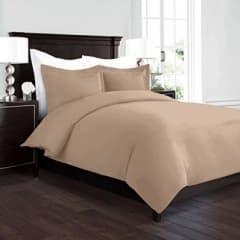 Duvet set diamond double desert sand