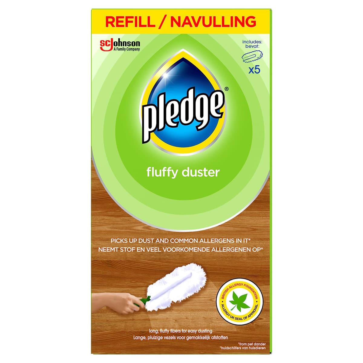 Pledge Duster Refill Fragrance Free