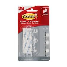 3M Command outdoor range Clear Round Plastic External Light Clips (17017CLR)