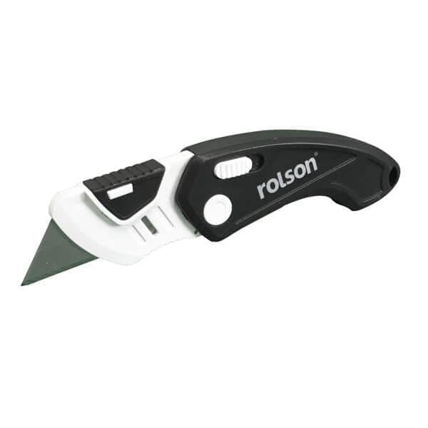 Rolson Plastic Folding Lockable Utility Knife (62813)