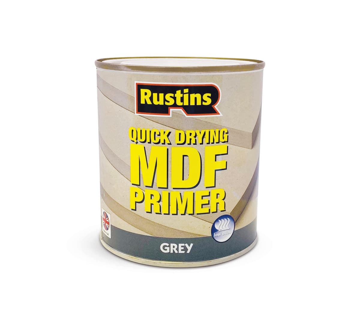 RUSTINS MDF GREY PRIMER UNDERCOAT 250ML (MDGP250)