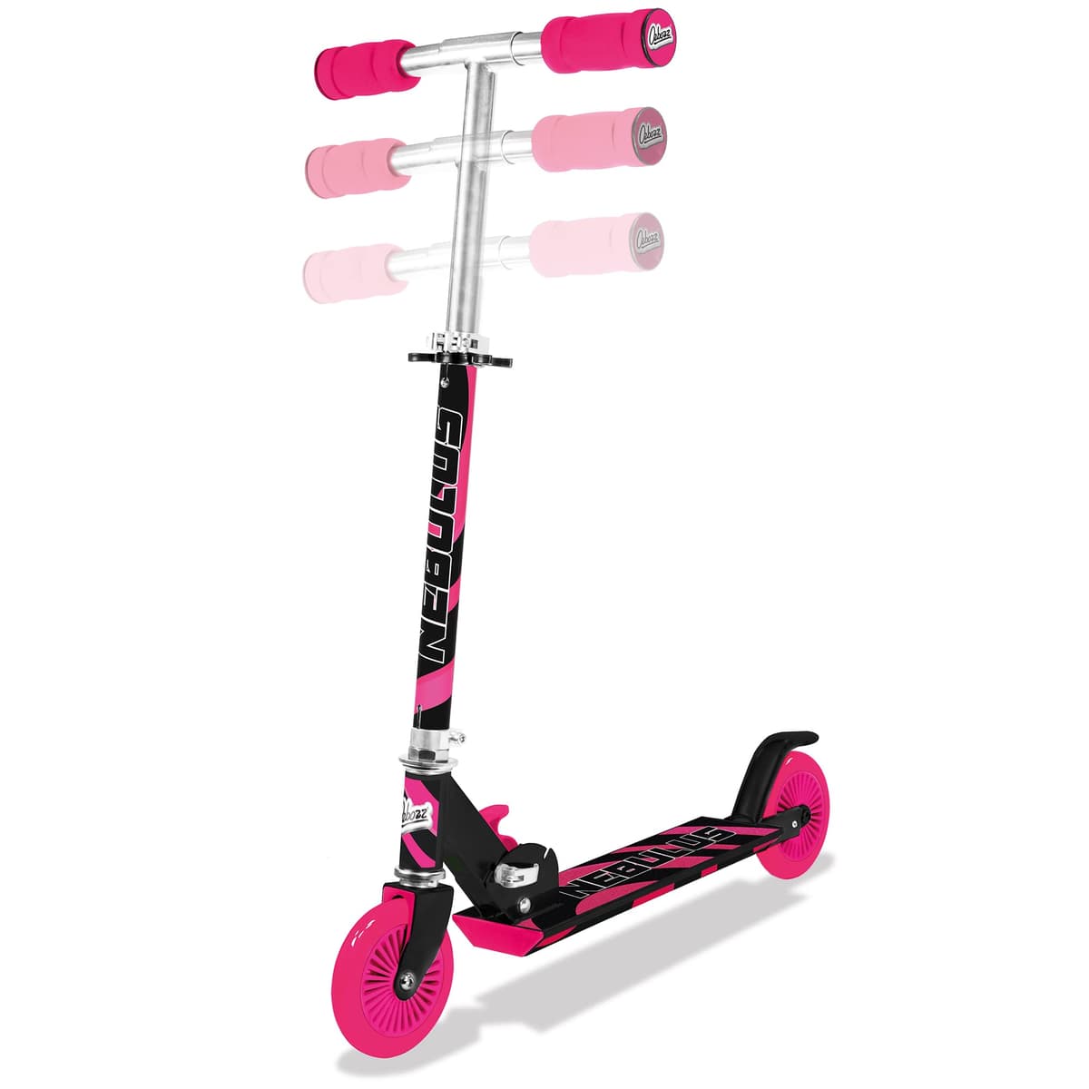 HGL nebulus Scooter Black With Pink