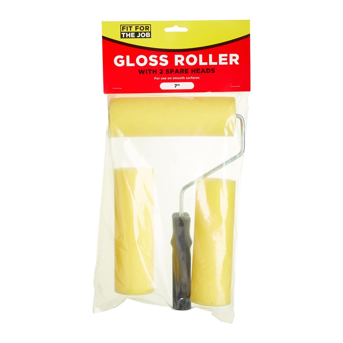 RODO FFJ" 7" FOAM ROLLER WITH 2 SPARE HEADS 9 (FFJ7F2H )