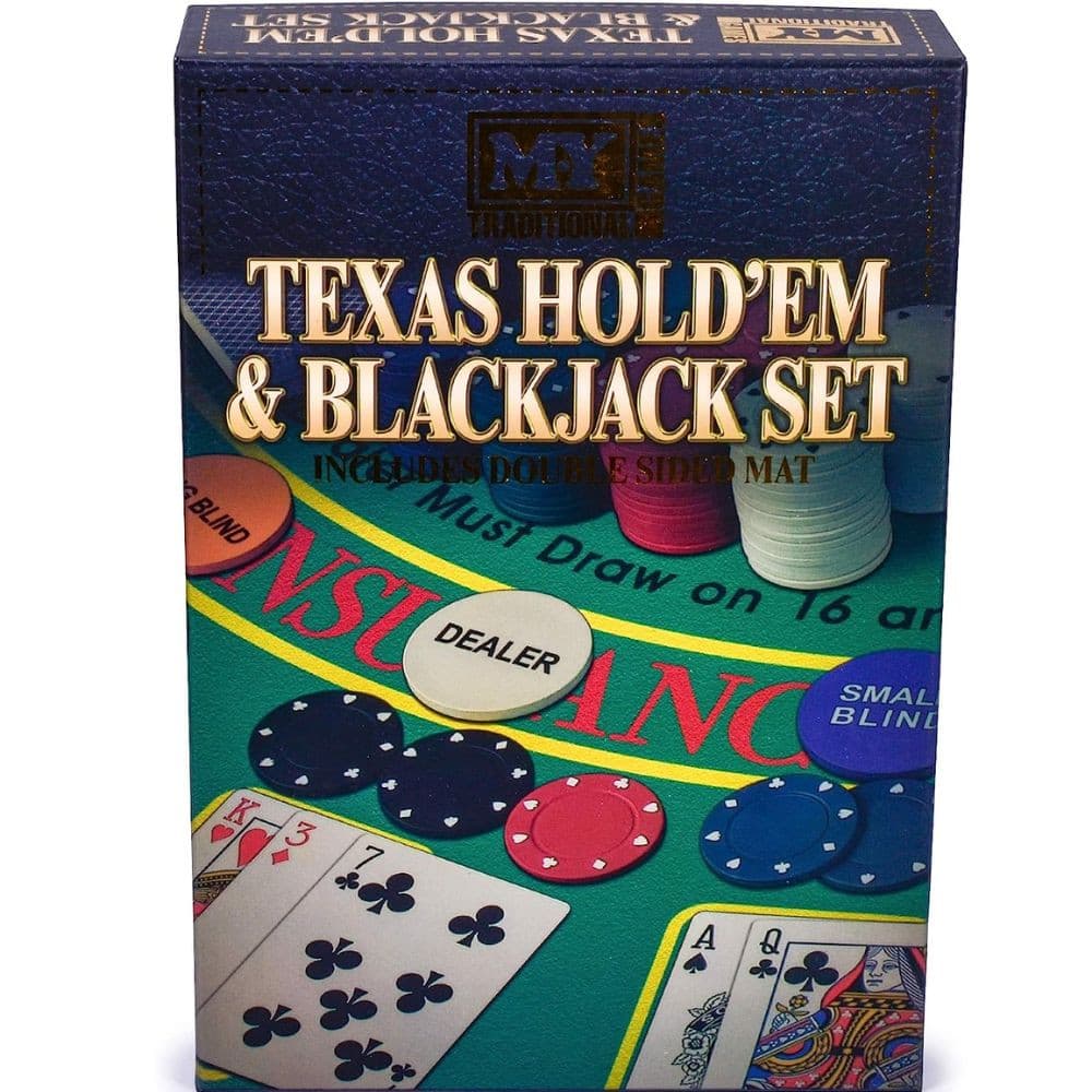 Kandy Toys Texas Hold'em Poker Set In Colour Box My