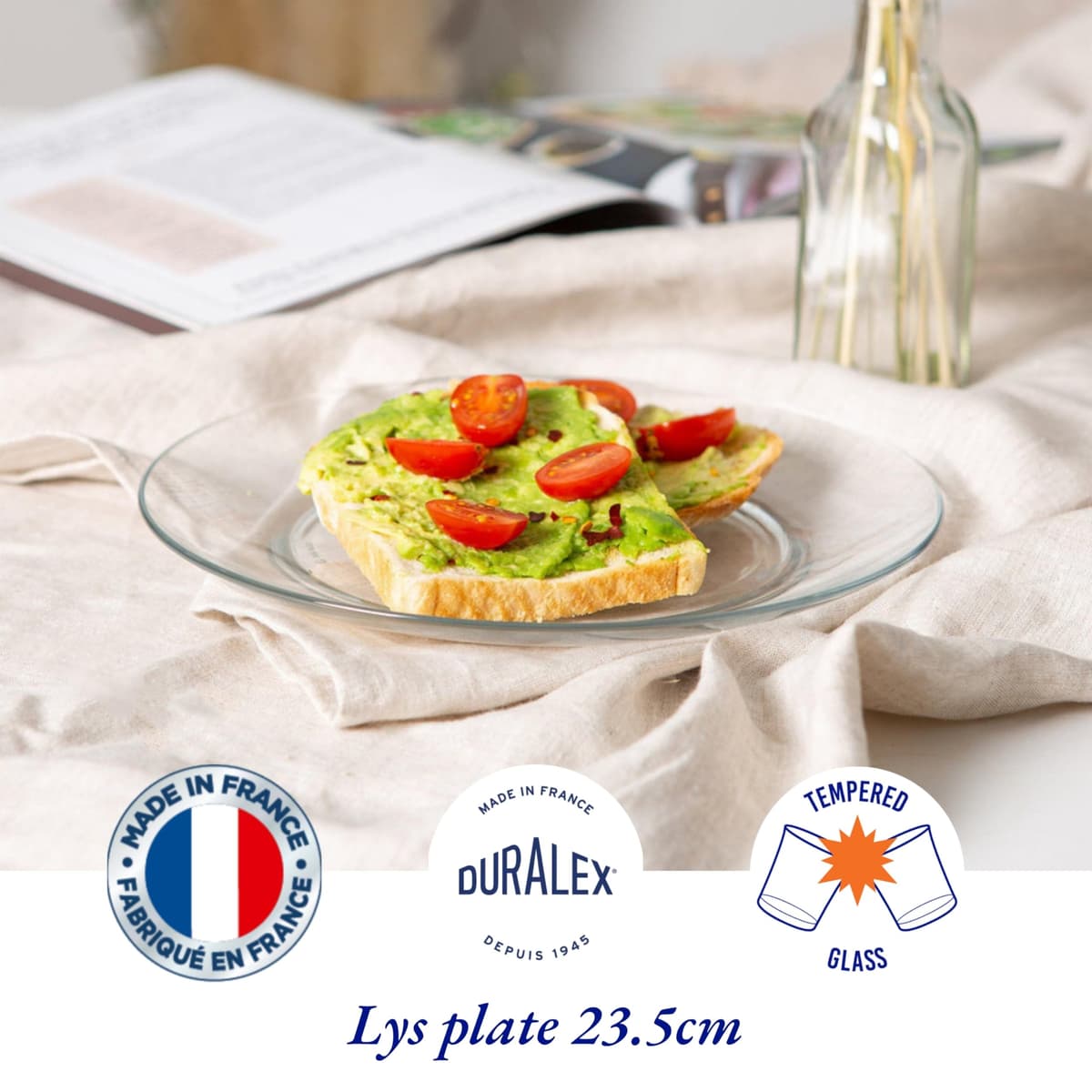 Duralex LYS DINNER PLATE 23.5CM