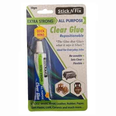 STICK N FIX EXTRA STRONG ALL PURPOSE CLEAR GLUE 30gm