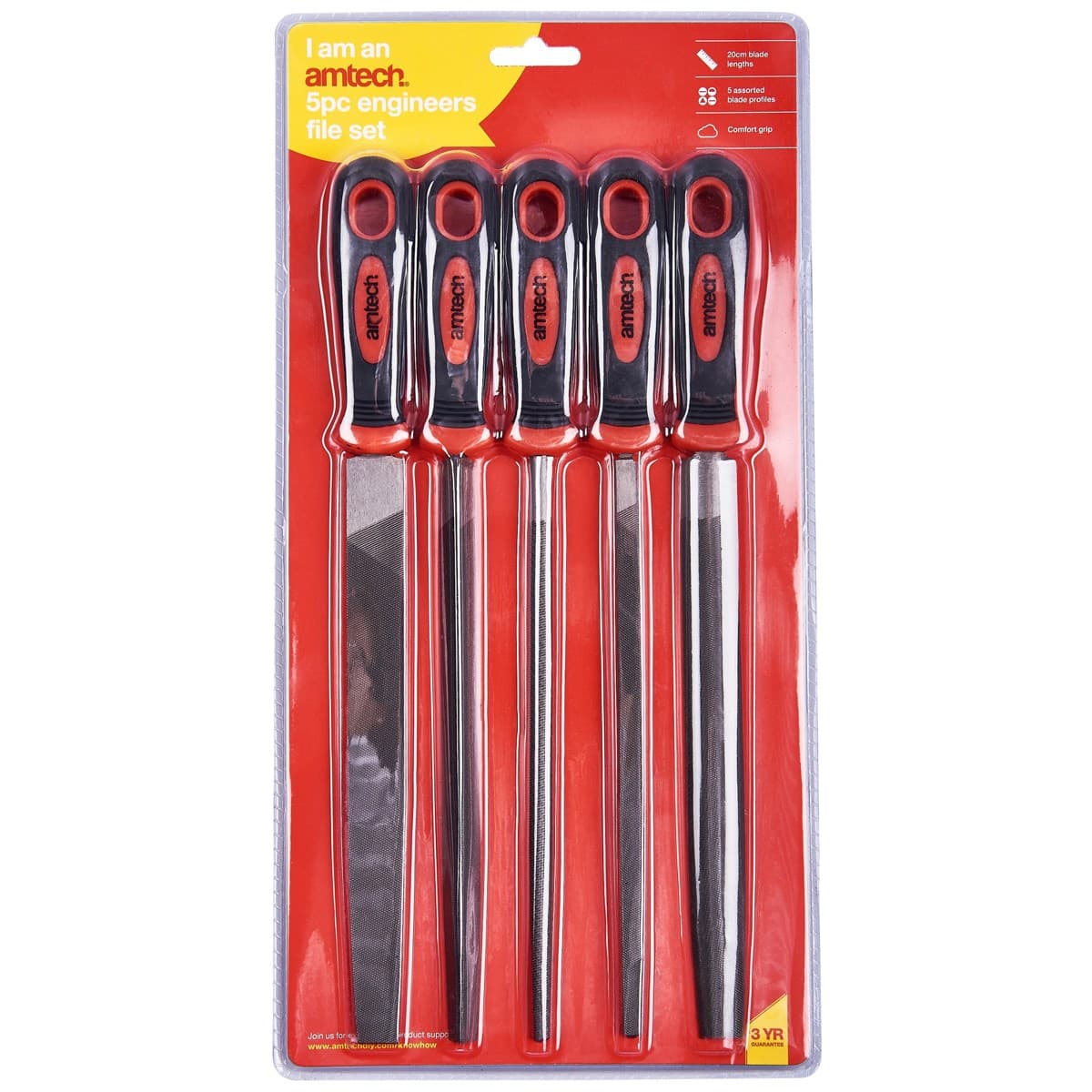 Am-tech 5PC ENGINEERS FILE SET