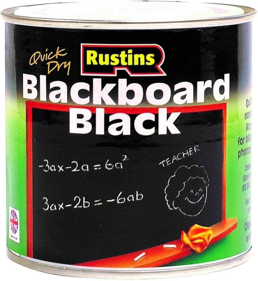 rustins blackboard black 100ml