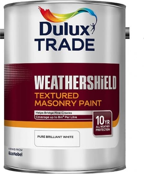 Dulux WeatherShield Textured PBW 5Ltr