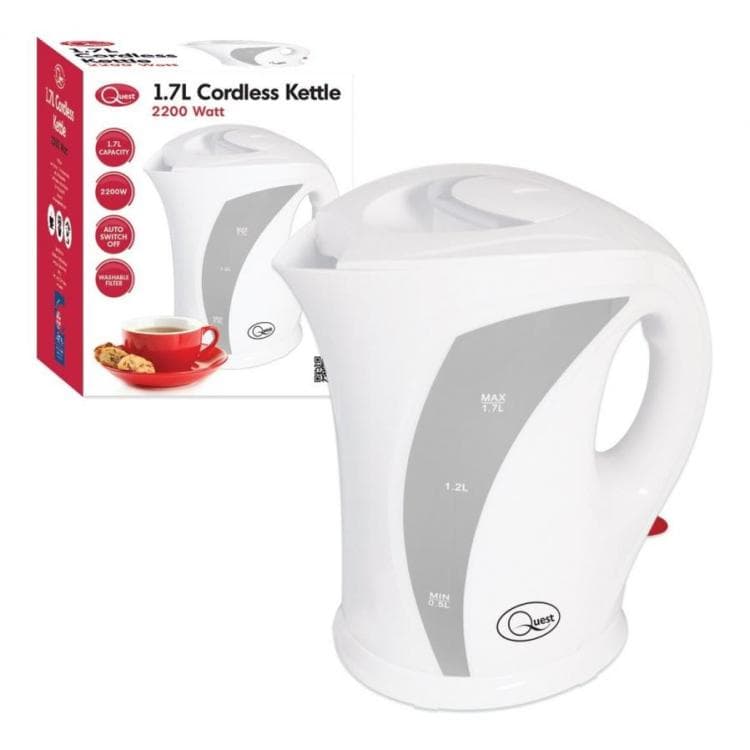 QUEST 1.7L Jug Kettle - White 2200W