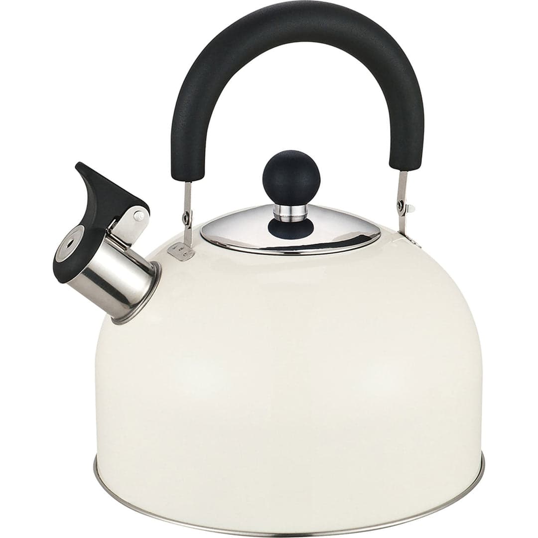 Prima 2.5l S/s Whistling Kettle In Cream Colour