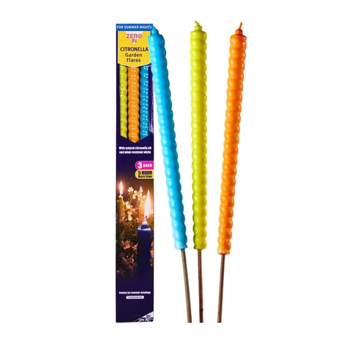 STV CITRONELLA GARDEN FLARES 3PACK