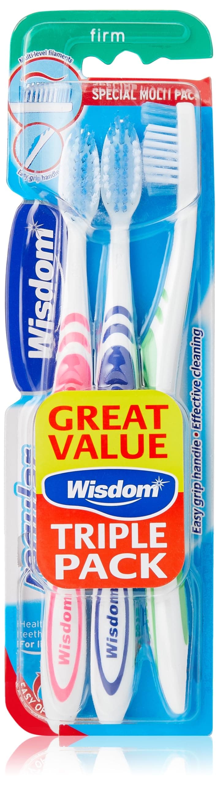 Wisdom Regular Plus Firm Triple Pk6