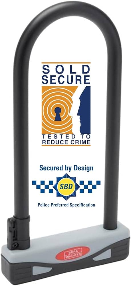 Sterling Security gold D Lock W 170mm x 340mmx18mm