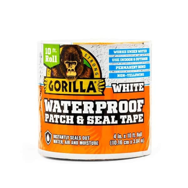 Gorilla Waterproof White Patch & Seal Tape 3pack