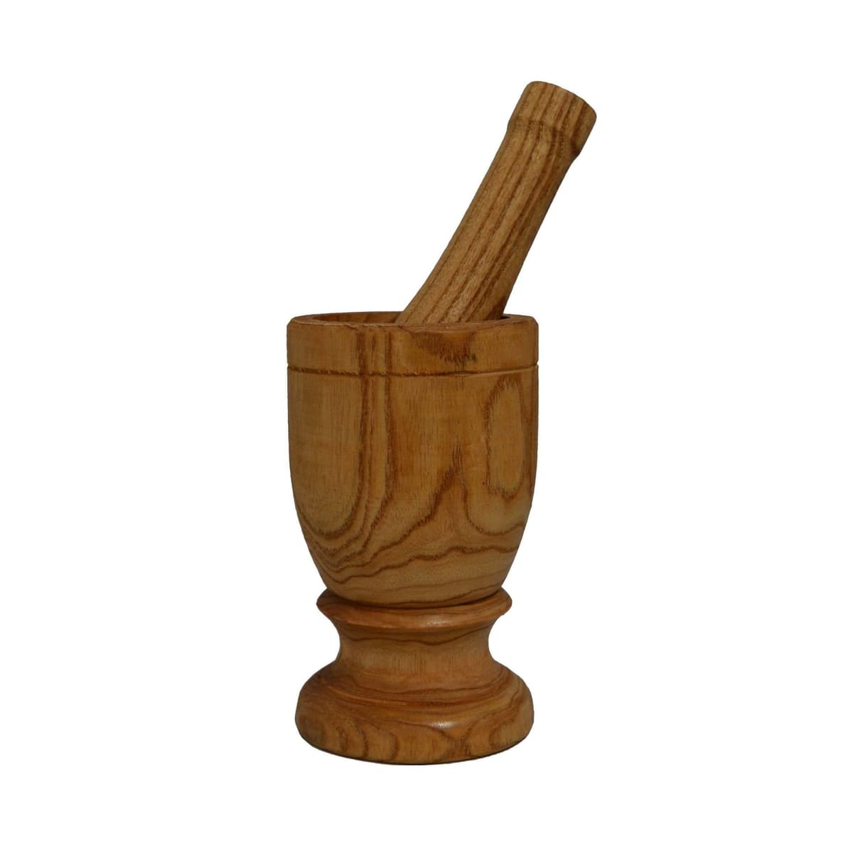 WOODEN PESTLE MORTAR SMALL
