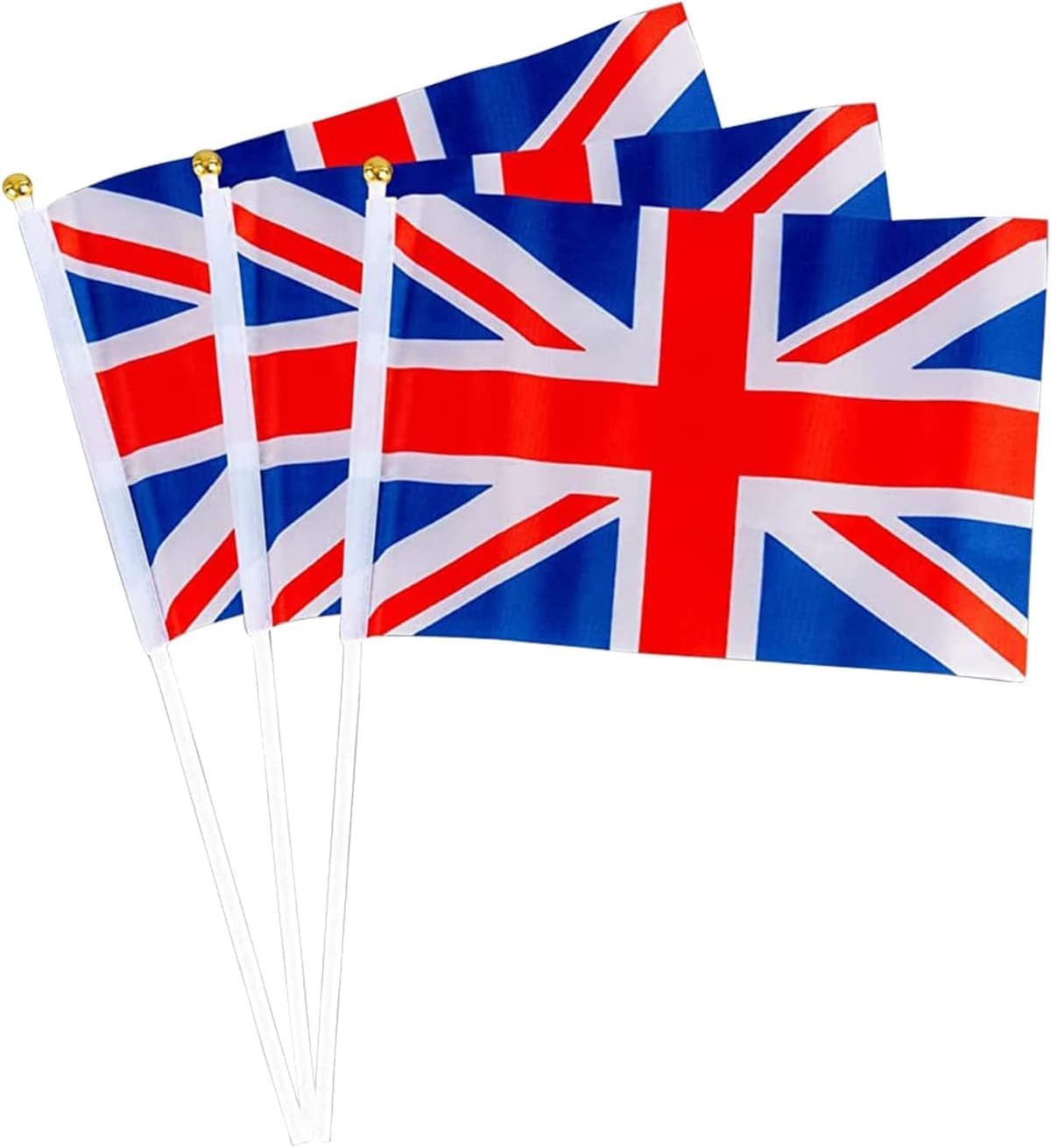Union Jack Hand Flags 20pcs