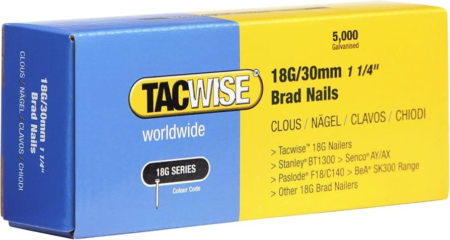 Tacwise 0397 18G/30mm Galvanised (Pack of 5000)