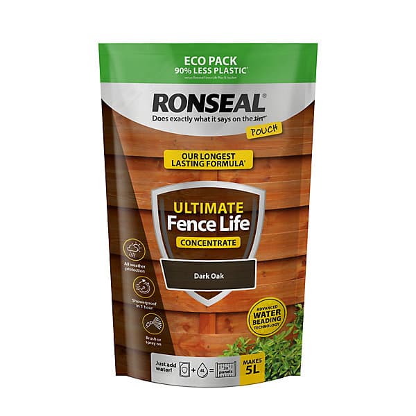 RONSEAL ULITIMATE FENCELIFE CONCENTRATE (DARK OAK)