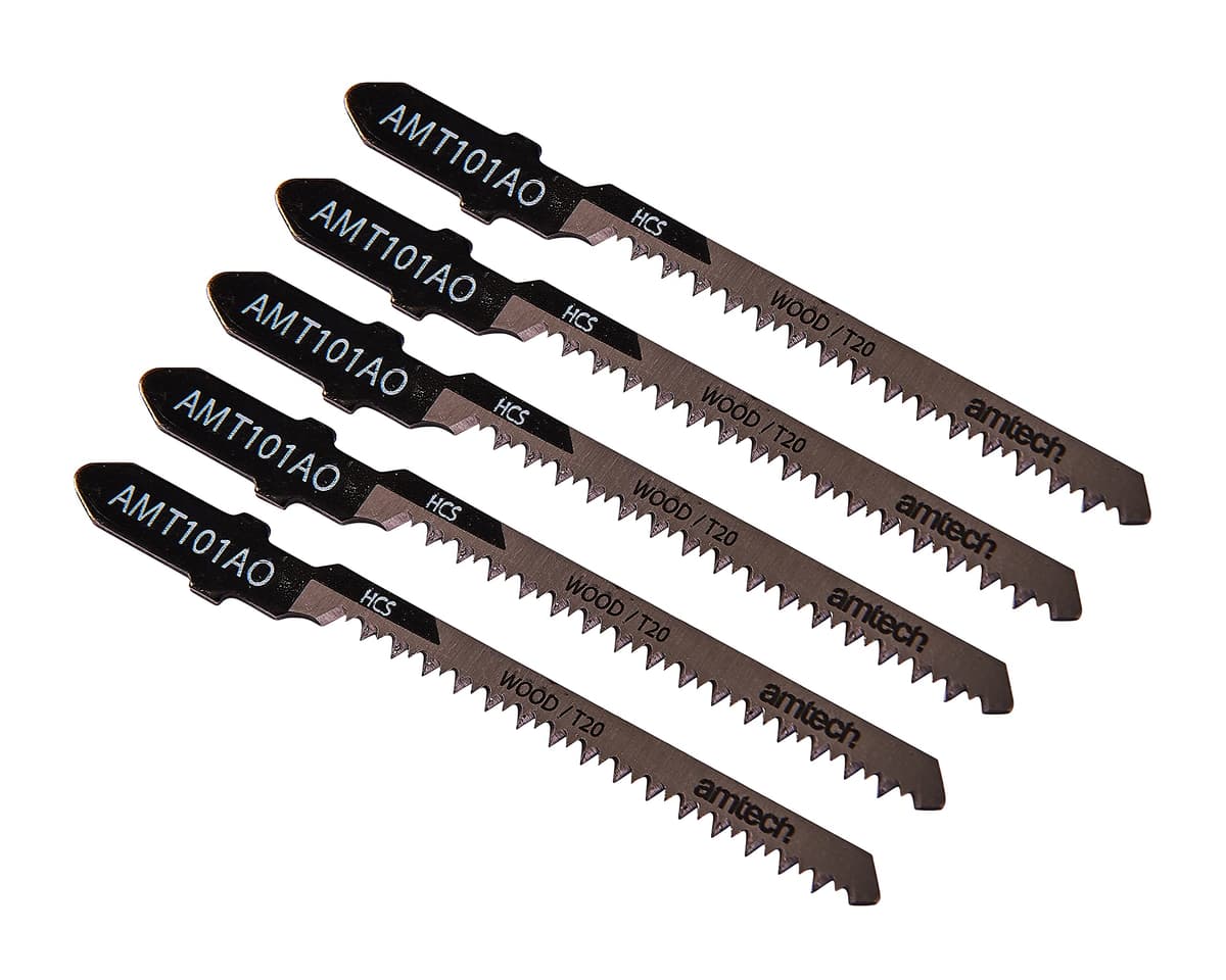Am-tech 5pc Wood Jigsaw Blade Set (AMT101AO) M1607