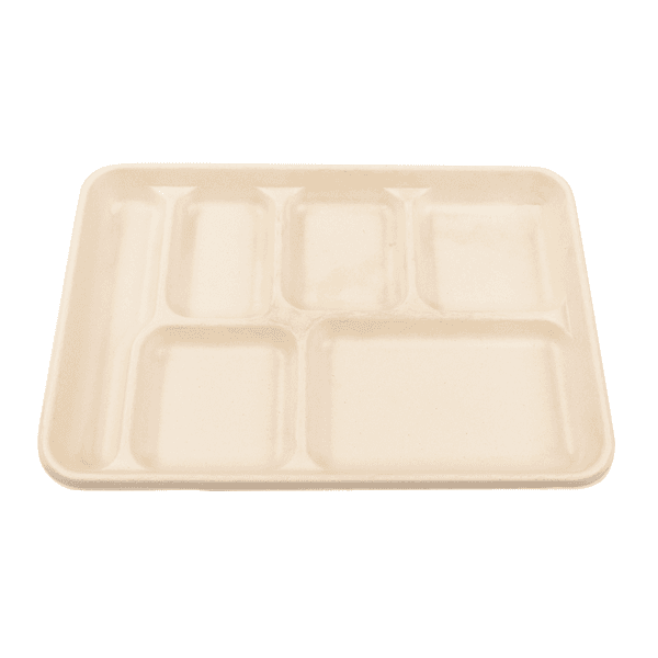Prima 25pc 6cp Plastic Meal Tray