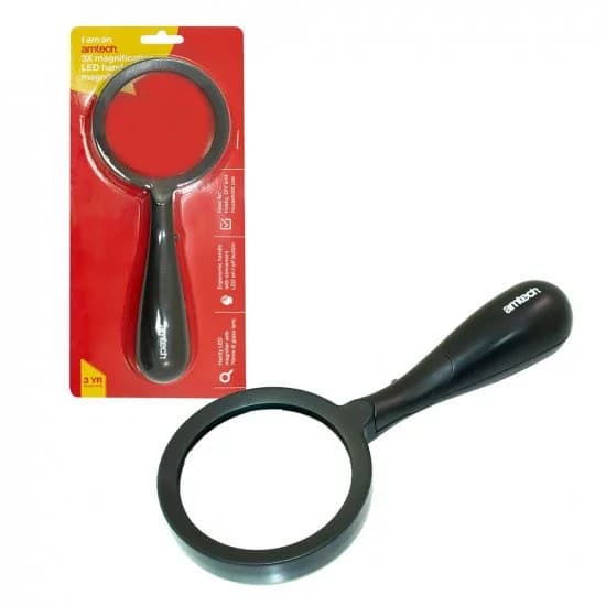 Am-tech 3X MAGNIFICATION LED HAND MAGNIFIER