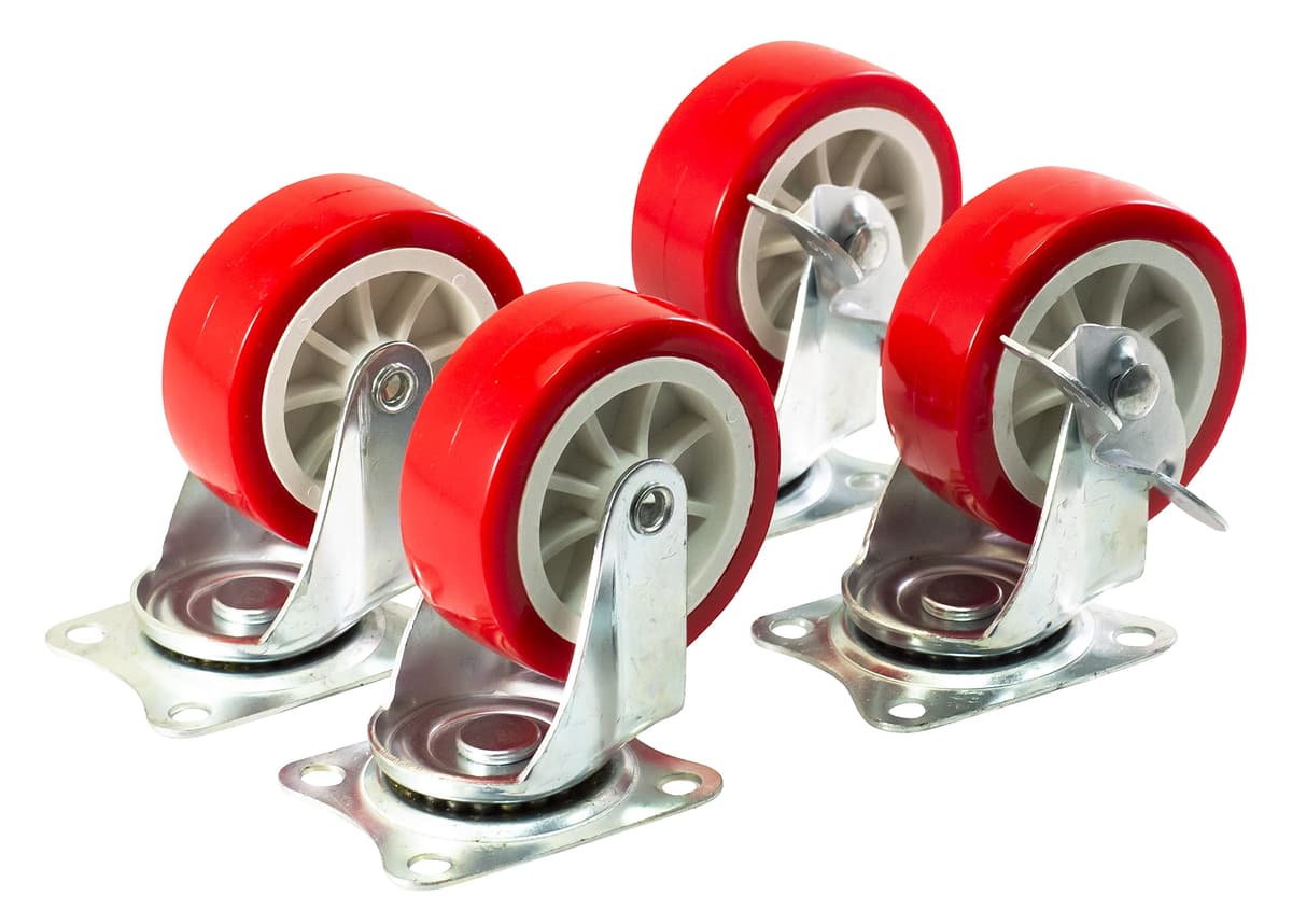 Amtech 75MM SWIVEL CASTOR SET