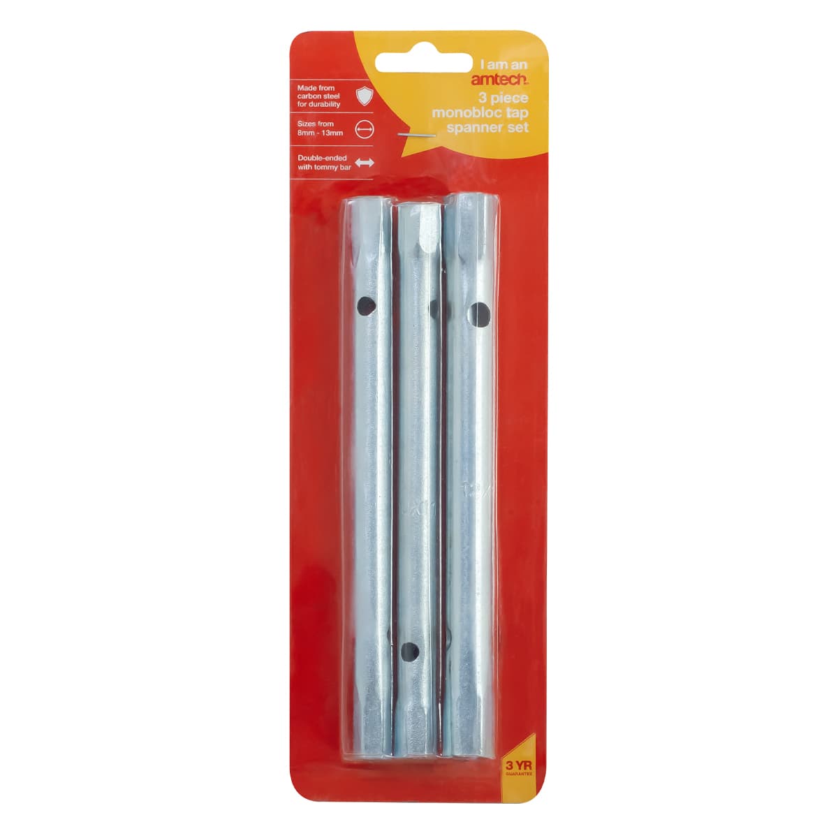 Am-tech 3PCS MONOBLOC TAP SPANNER SET