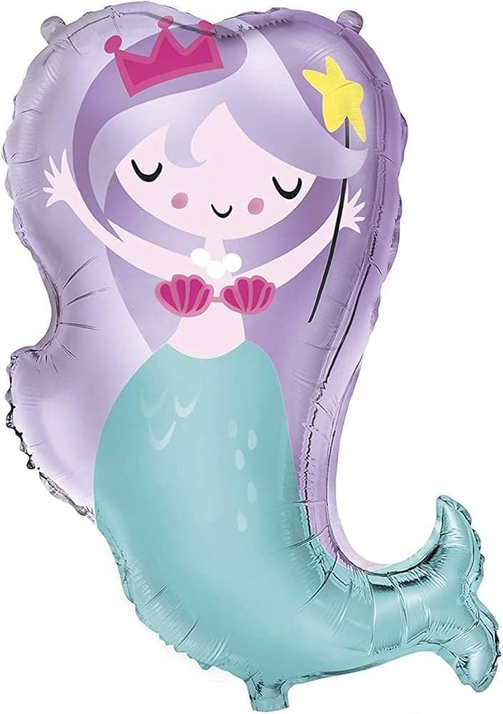 Unique Party Mermaid Giant Foil Balloon 29''