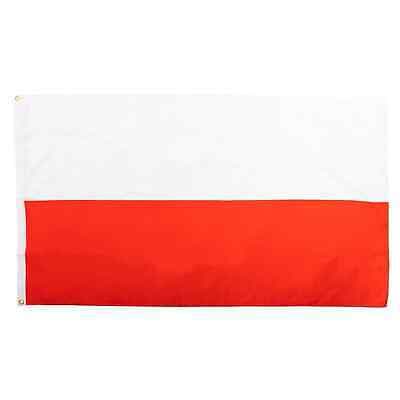 POLAND FLAG 5x3ft with Eyelets