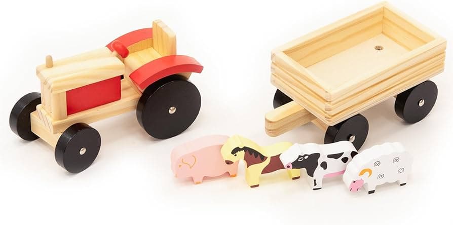 Kandy Toys My Wooden Tractor