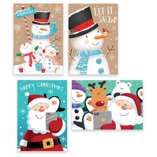 Tallon 10 Santa Cards (8494)