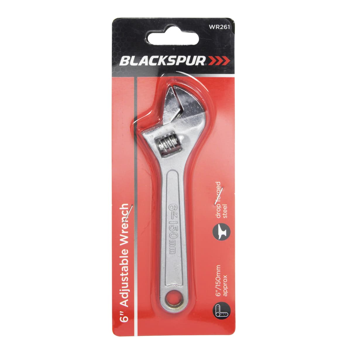 Blackspur 6" Adjustable Wrench