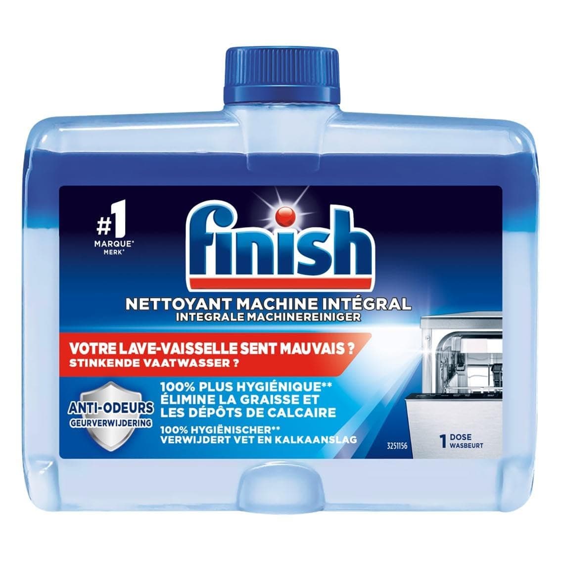 FINISH 250ML MACHINE CLEANER REG