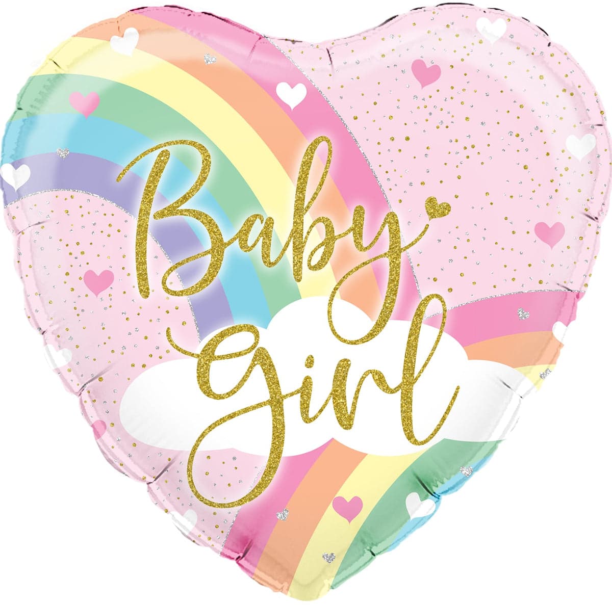 OAKTREE 18" PASTEL RAINBOW GIRL Holographic