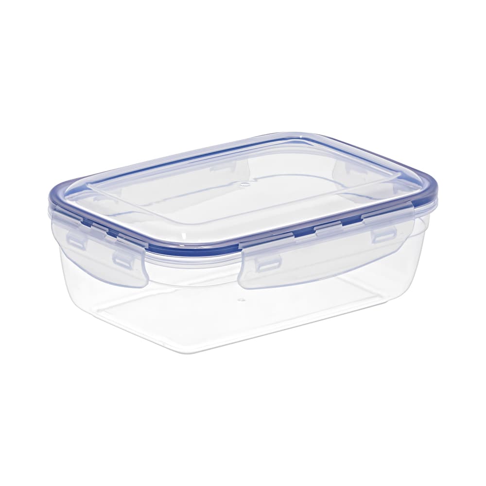Asude Plastic 2400 Ml Airtight Rectangular Food Container