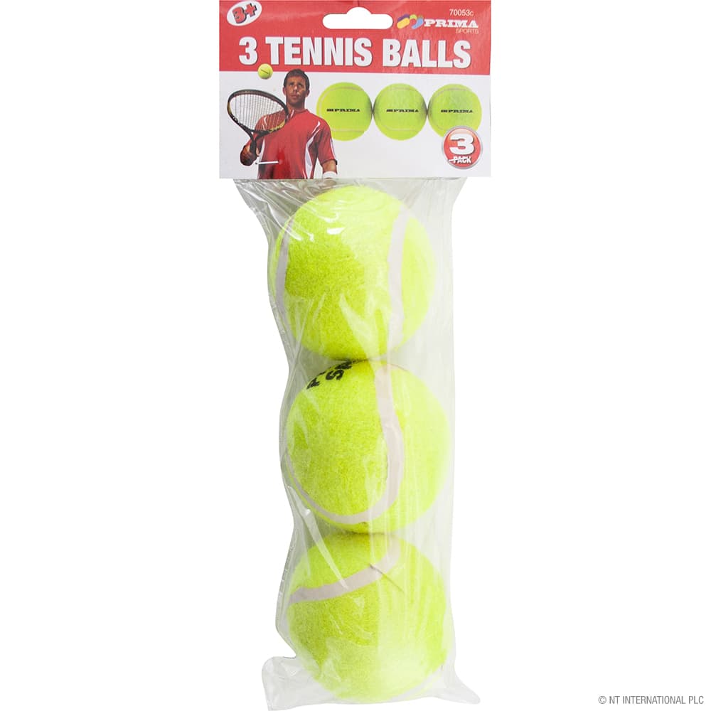 NT 3pc Tennis Ball - Poly Header Bag