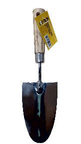 Loc-tech Stainless Steel Hand Trowel Wooden Handle