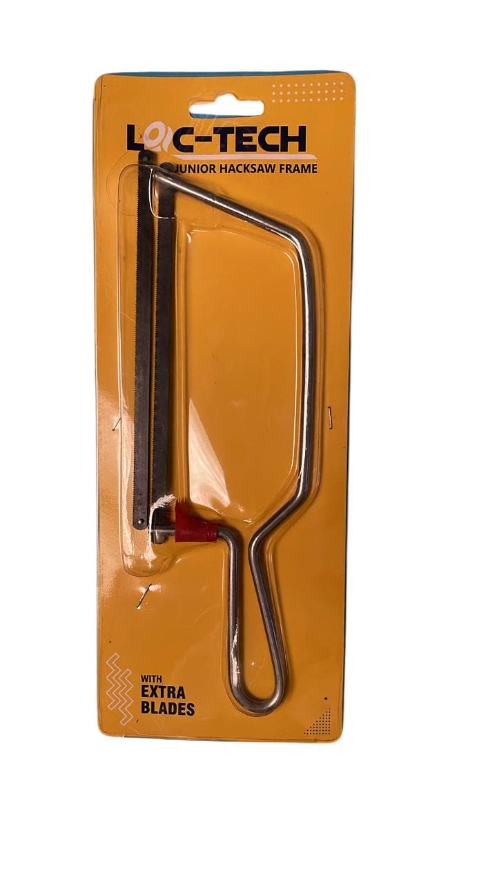 Loc-tech Junior Hacksaw Chrome Finish With 2 Blades
