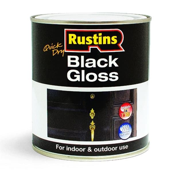 Rustins No 21 Black 125m1- Gloss
