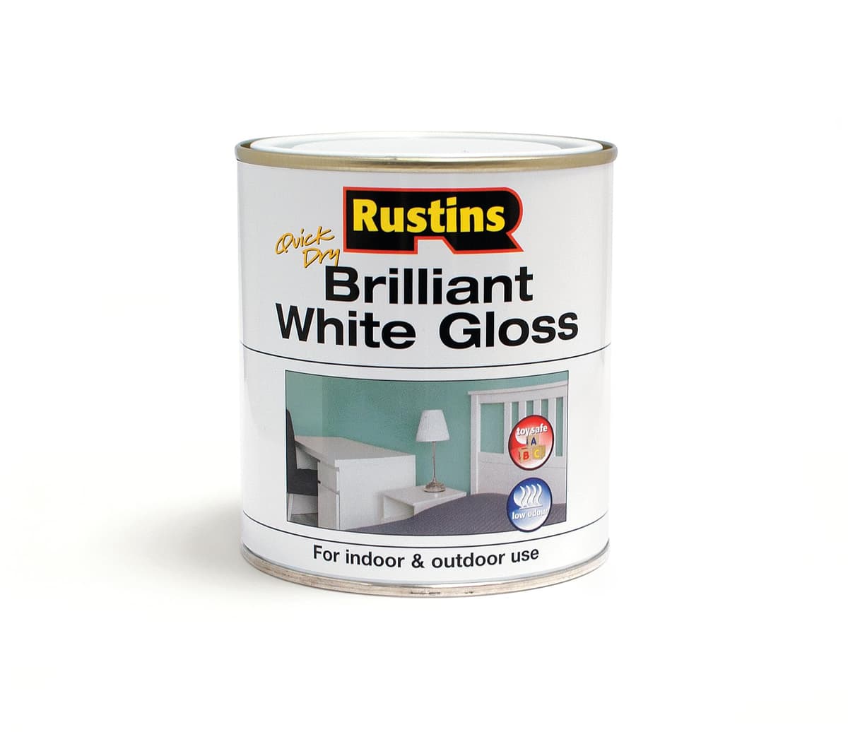 Rustins No 22 White 125m1- Gloss