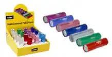 Rolson Tools 9 Led Torch 7 Colours