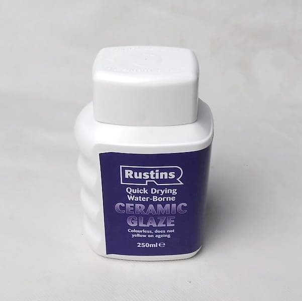 Rustin Acrylic Ceramic Glaze White 250ml