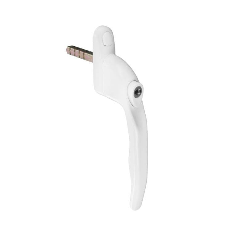 Securit Inline Espag Lock Wind.handle White S9501