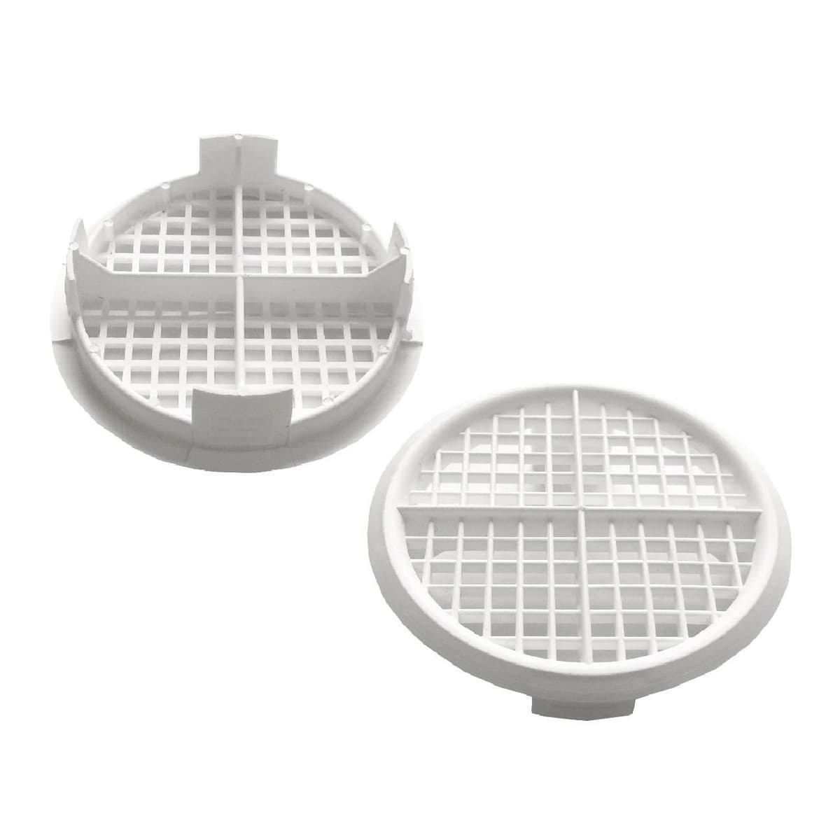 Securit Plastic White soffit vent 70mm