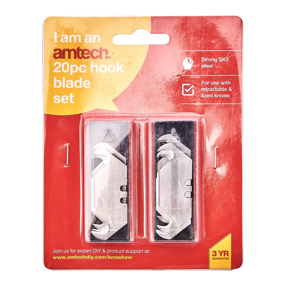 Am-Tech Hook blade set 20pc