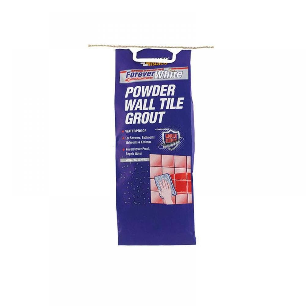 Everbuild FOREVER WHITE POW WALL TILE GROUT 3kg